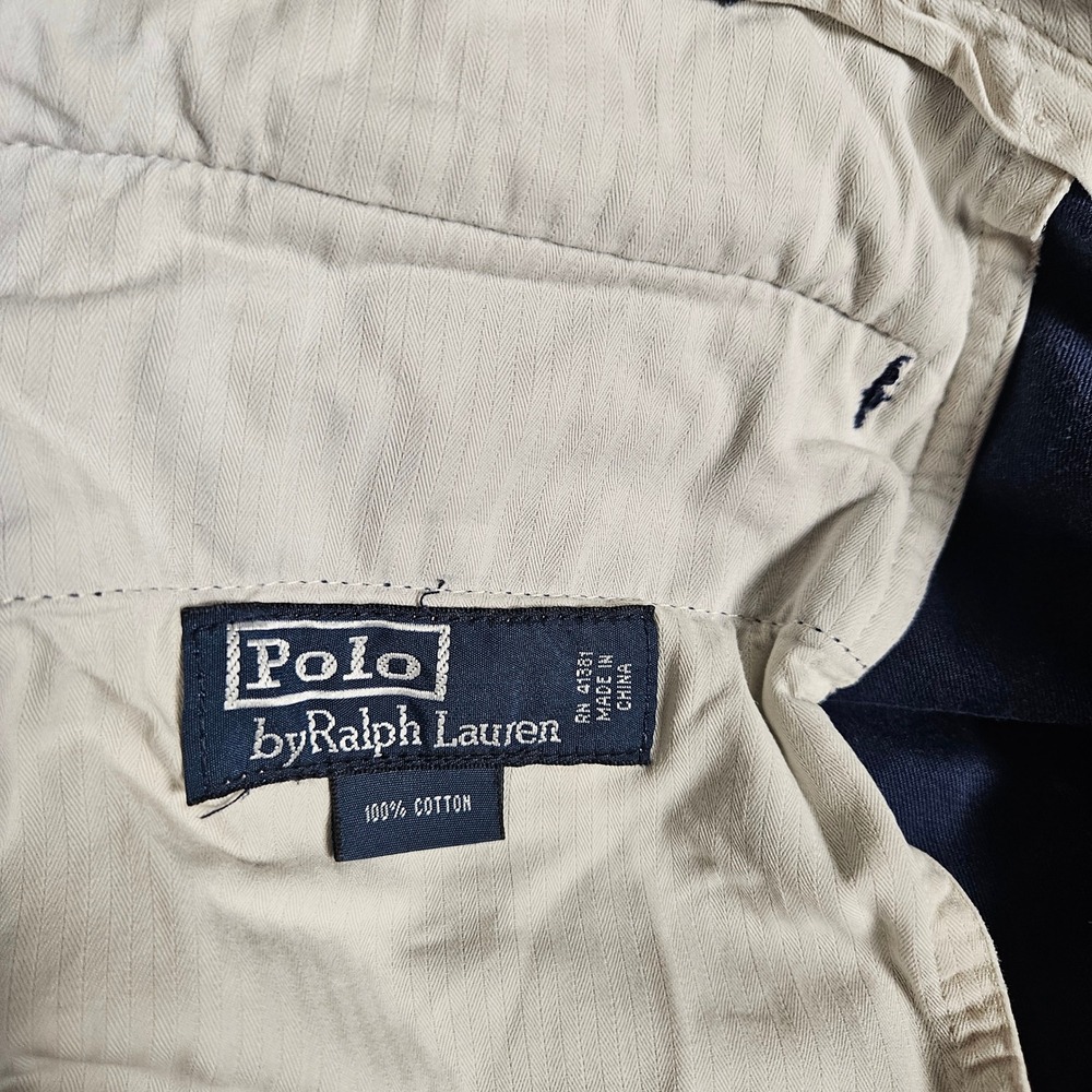 Polo Ralph Lauren Mens Nautical Flag Embroidered Chino Shorts 40 Cotton Resort - Picture 3 of 7